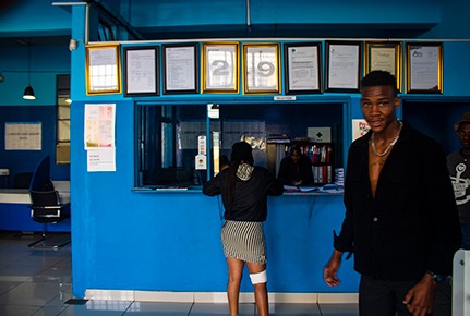 Afric Training College reception